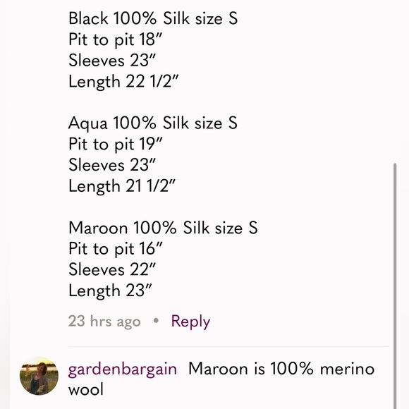 Eileen Fisher 2 Silk 1 Moreno Wool Long Sleeve Scoop Neck Tops Bundle Lot Size S - Picture 3 of 13